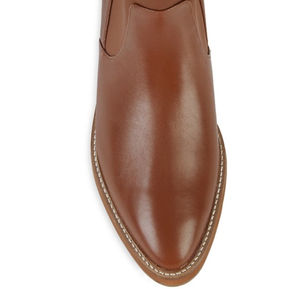 Cole Haan Go-To Leather Chelsea Boots Color: BISON - Picture 5 of 8